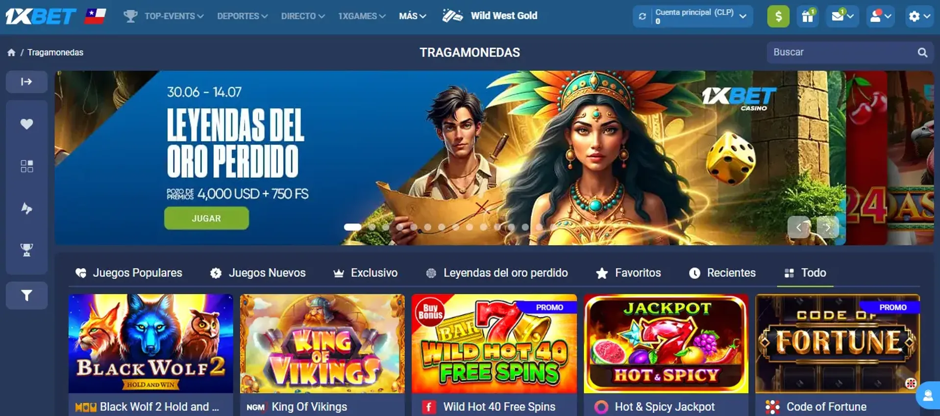 1xbet tiene un catálogo con miles de juegos de casino