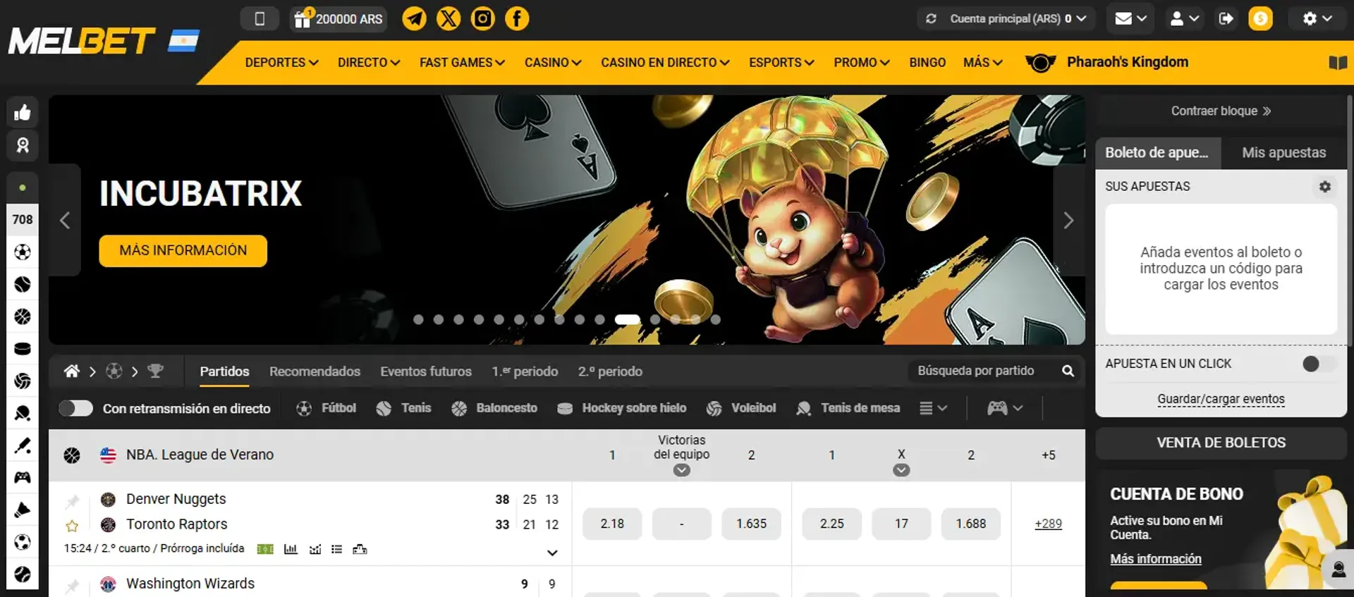 El casino Melbet acepta pagos con Lemon Cash