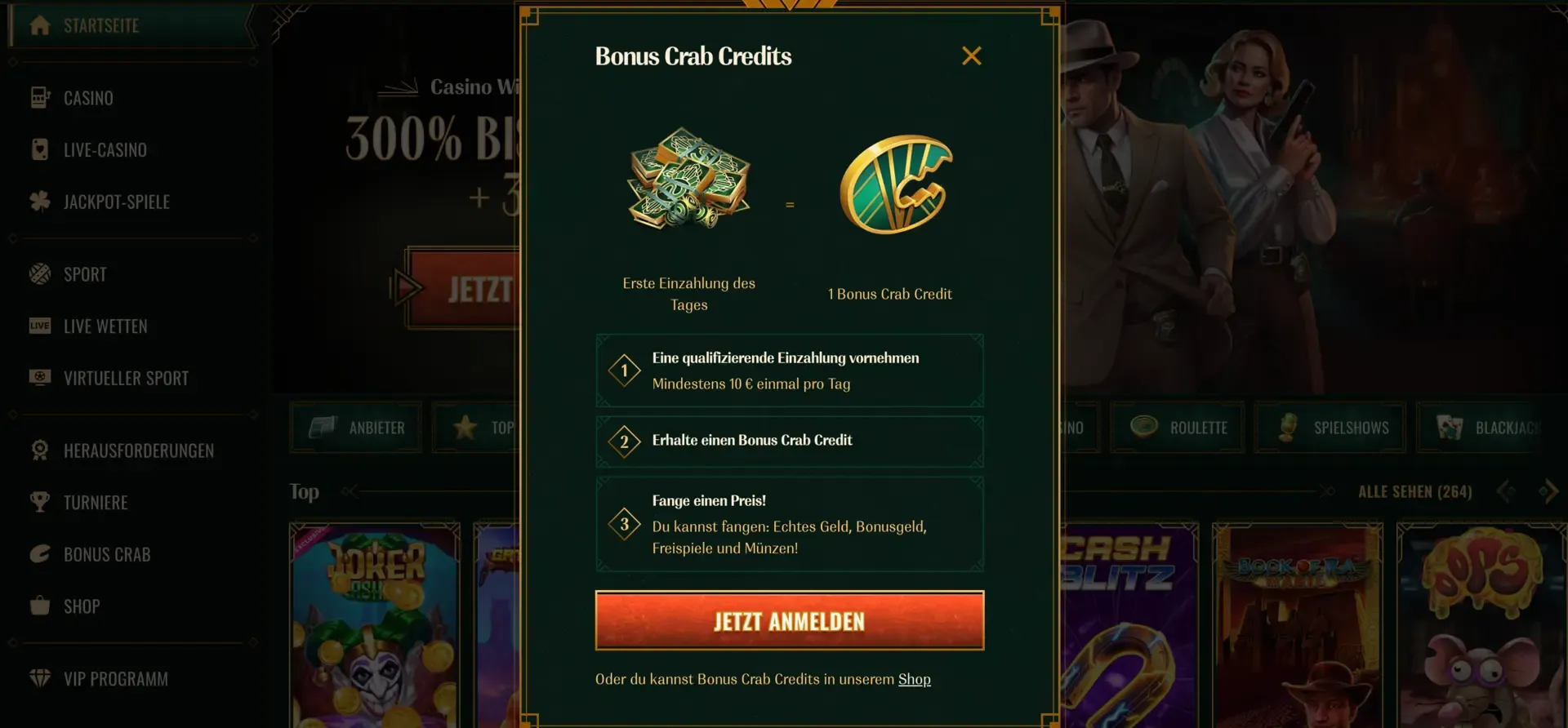 Spybet Bonus Crab