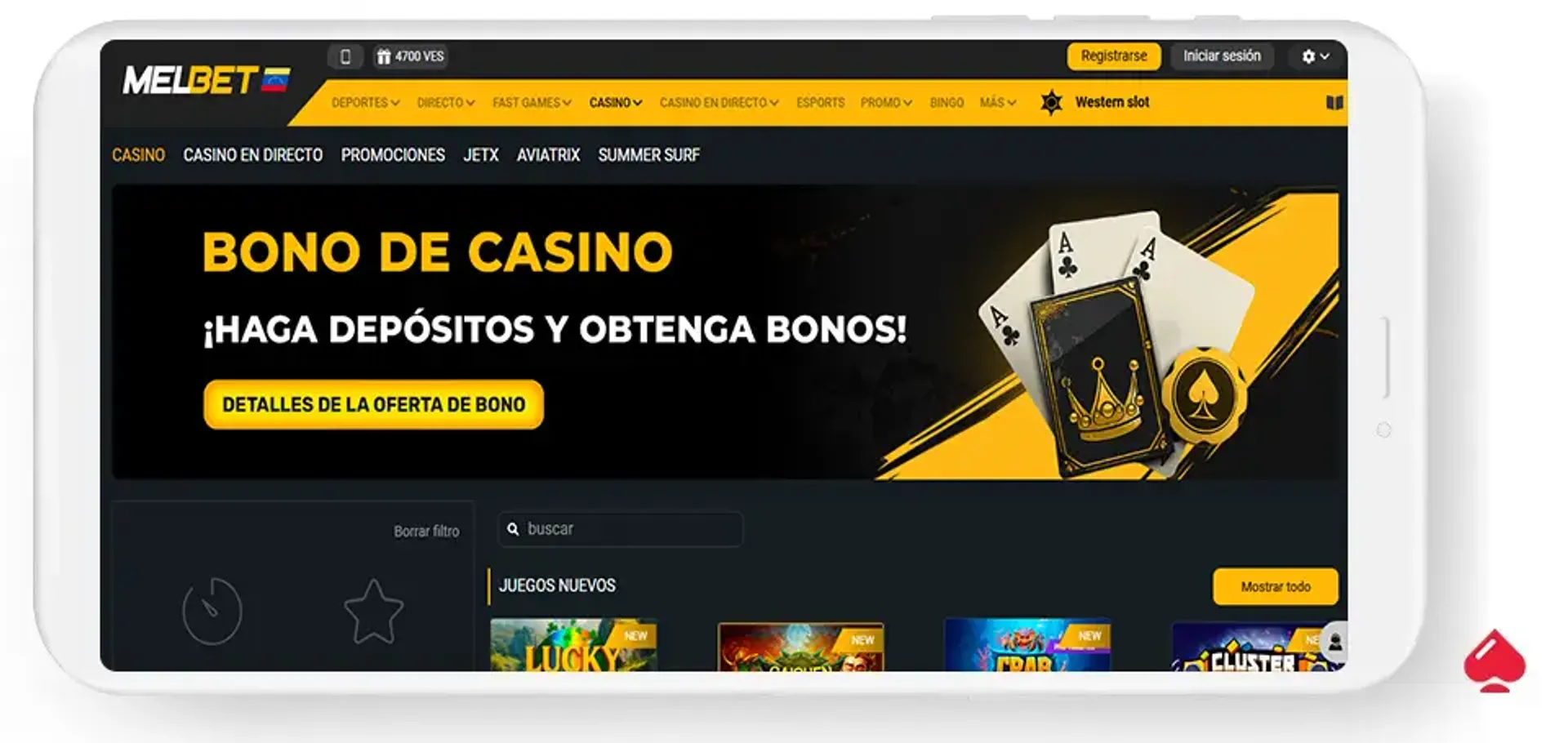 Melbet acepta jugadores de Venezuela