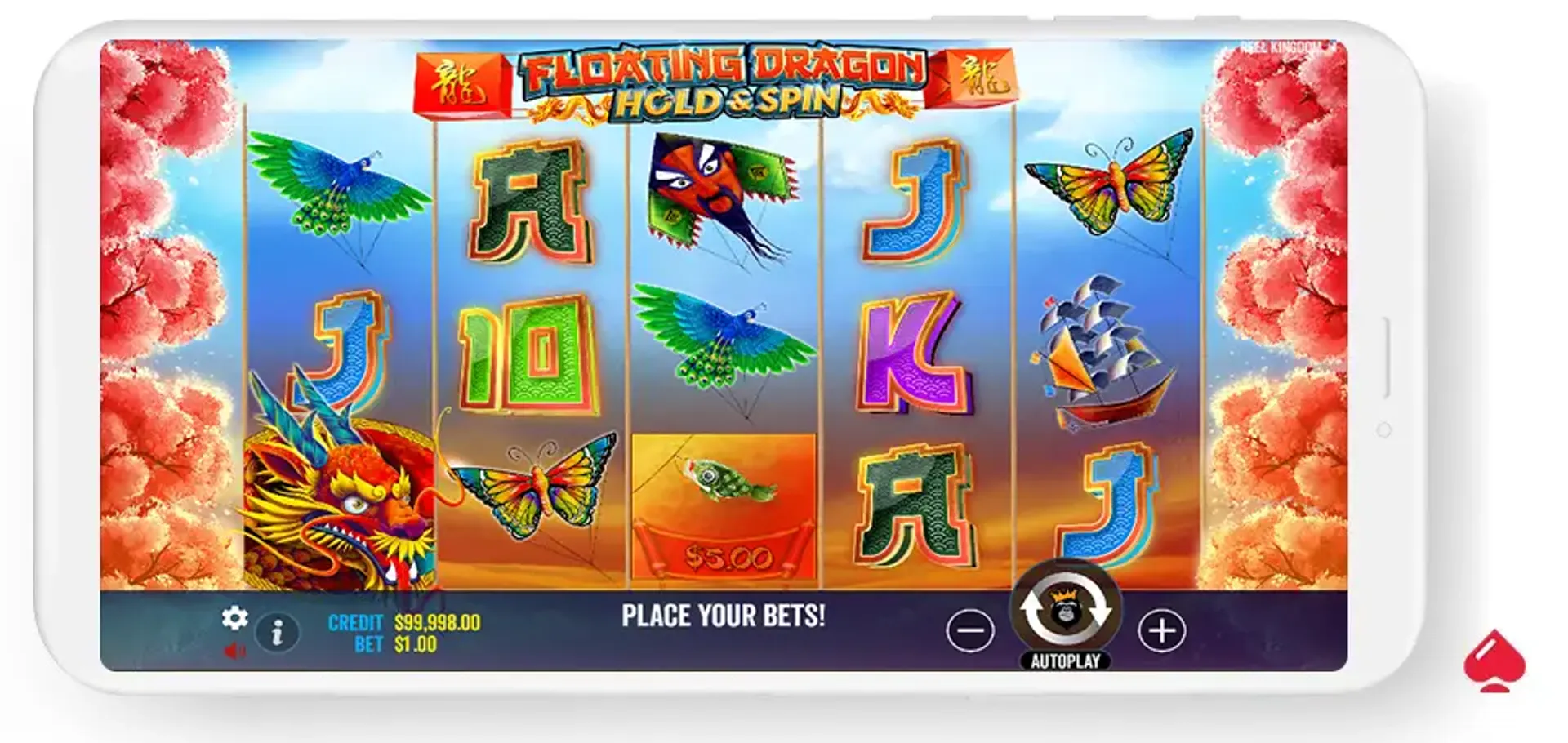Juego base de Floating Dragon Hold and Spin
