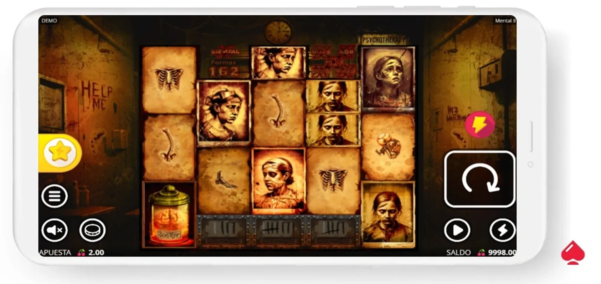 Captura de la slot Mental 2 en 1xbet