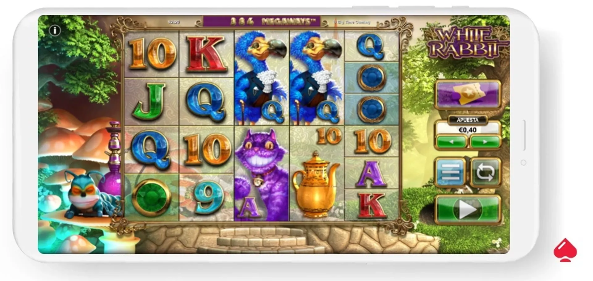 Captura de la slot White Rabbit Megaways en 1xbet