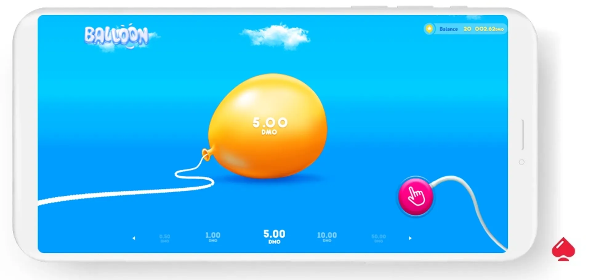 Captura del juego base de Balloon de Smartsoft Gaming