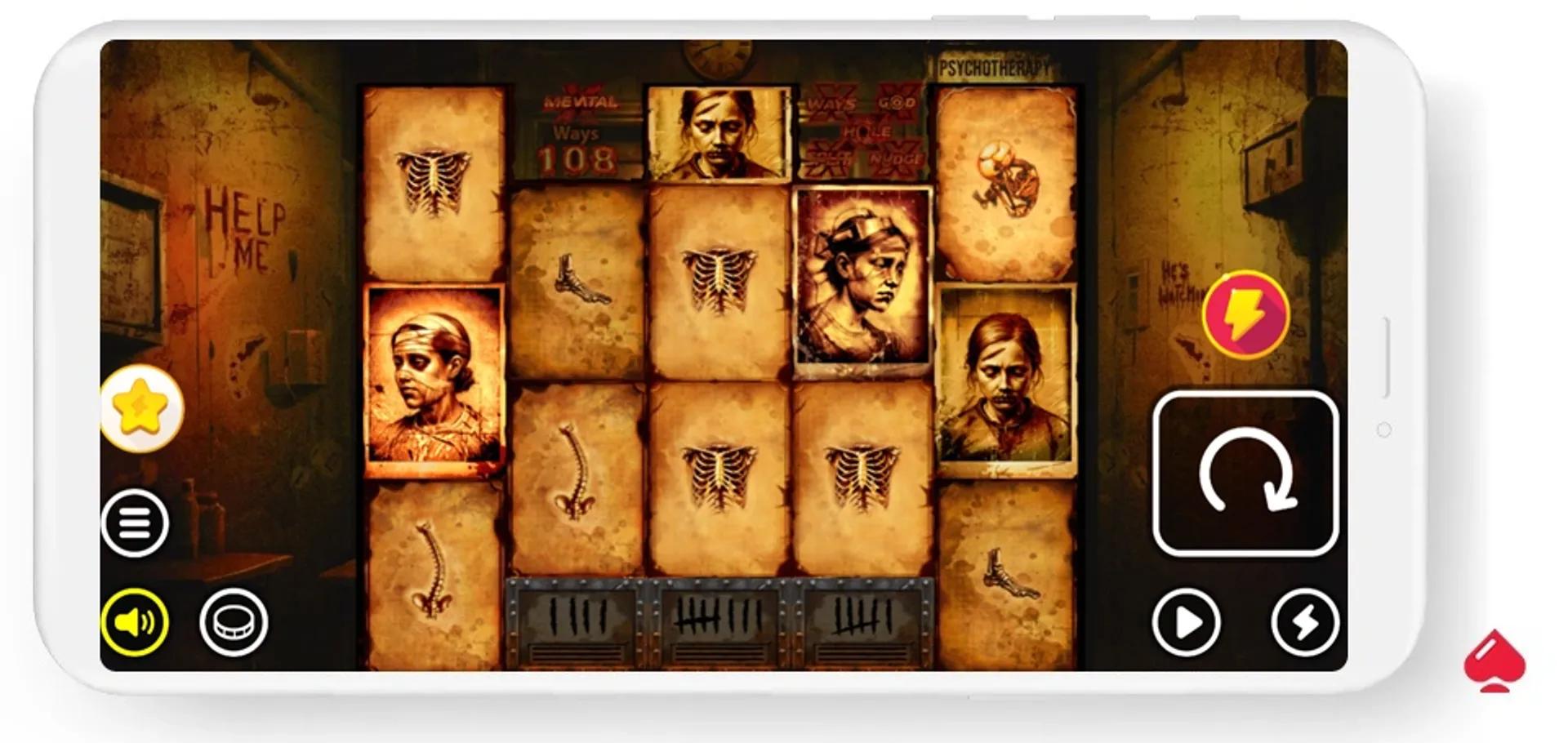 mental 2 Juego base de la slot Mental II