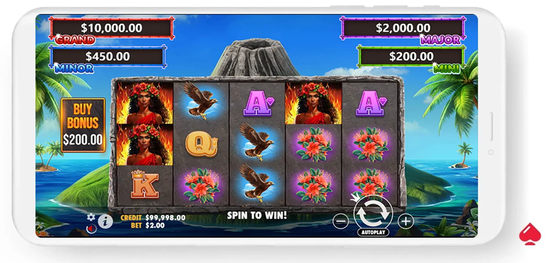 volcano goddess slot Juego base de la slot Volcano Goddess