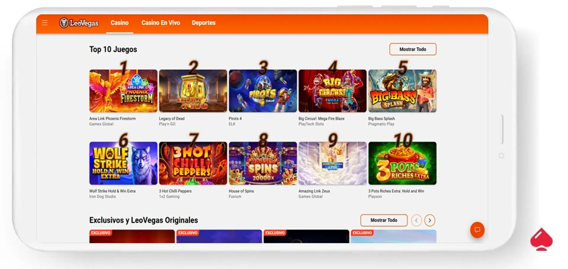 leovegas casino acepta trustly Captura del lobby del casino LeoVegas, que acepta pagos con Trustly