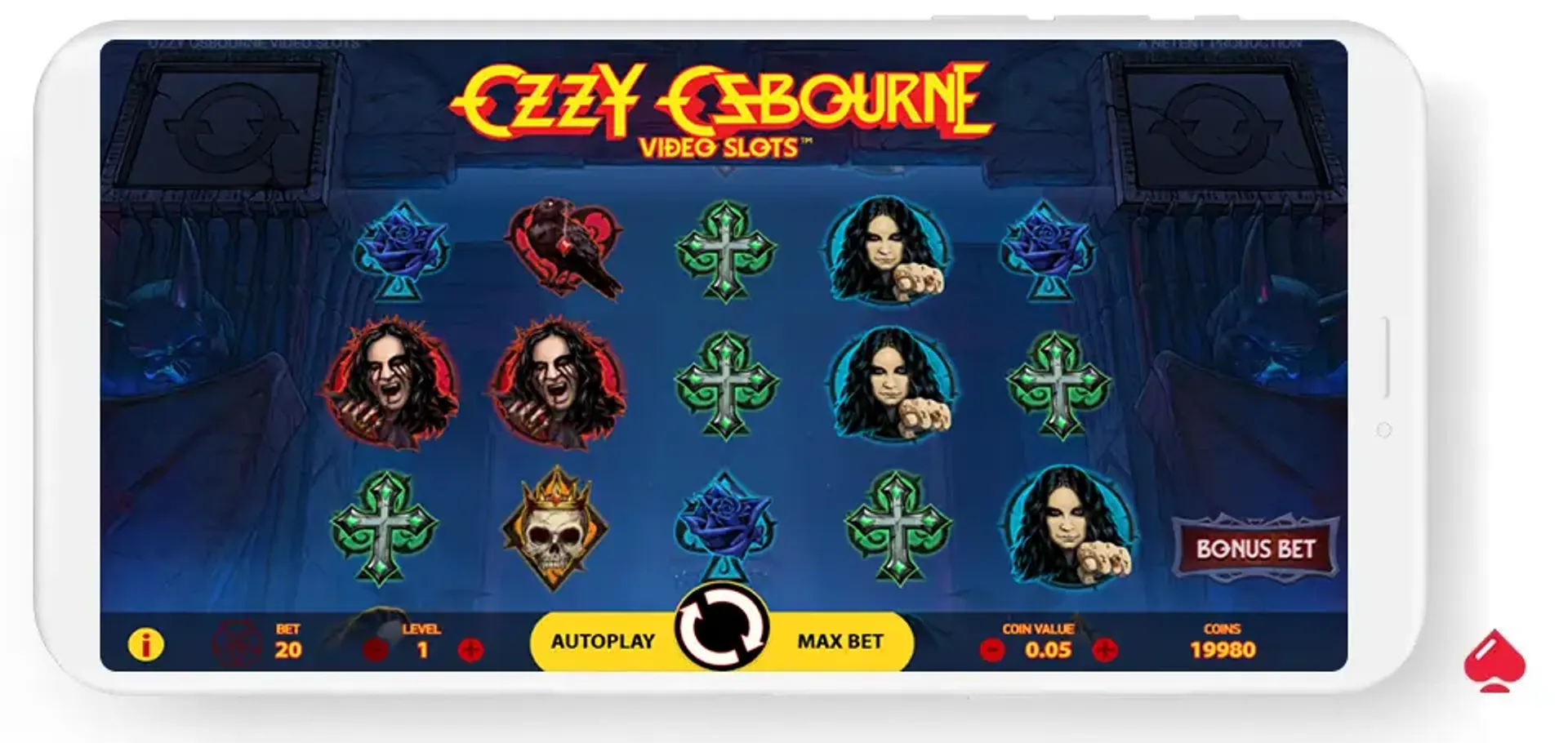 Captura de la tragamonedas Ozzy Osbourne