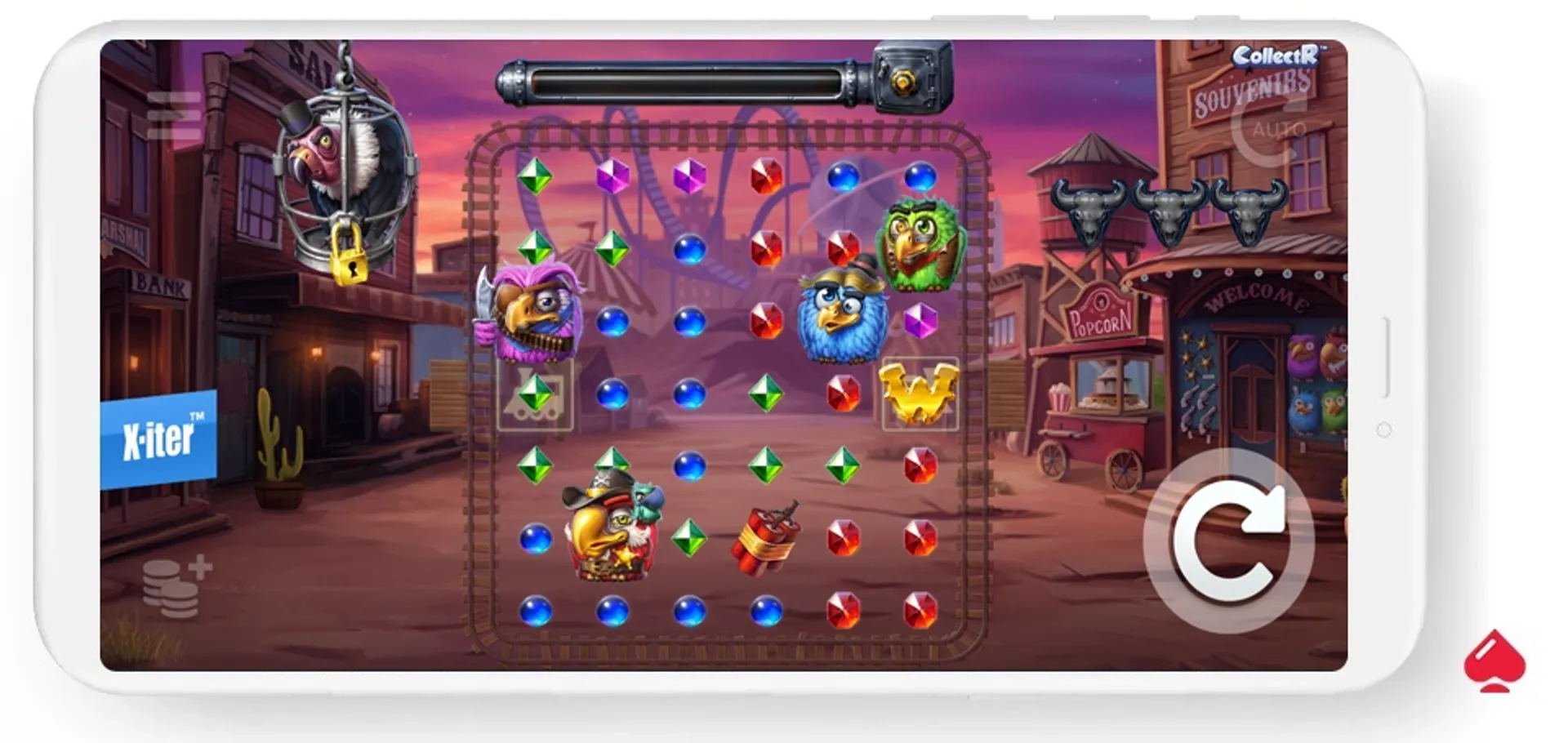 Captura de la slot Pirots 3 de ELK Studios