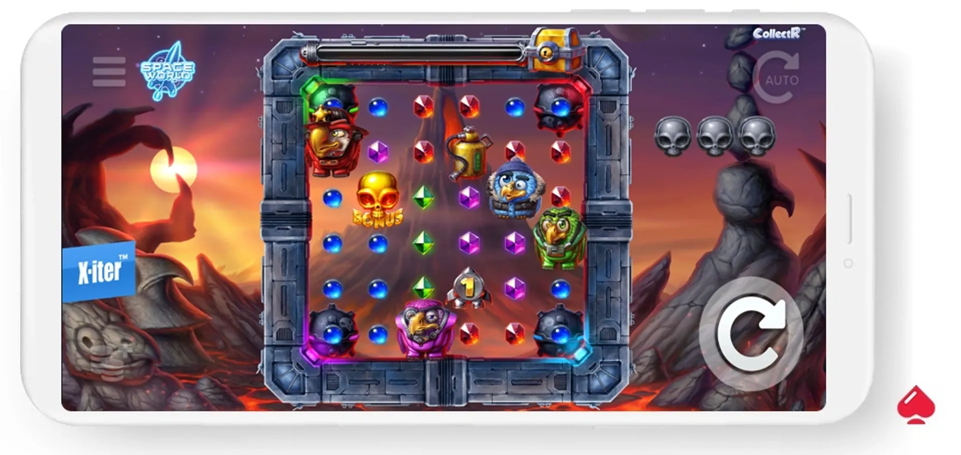 Captura de la slot Pirots 4 de ELK Studios