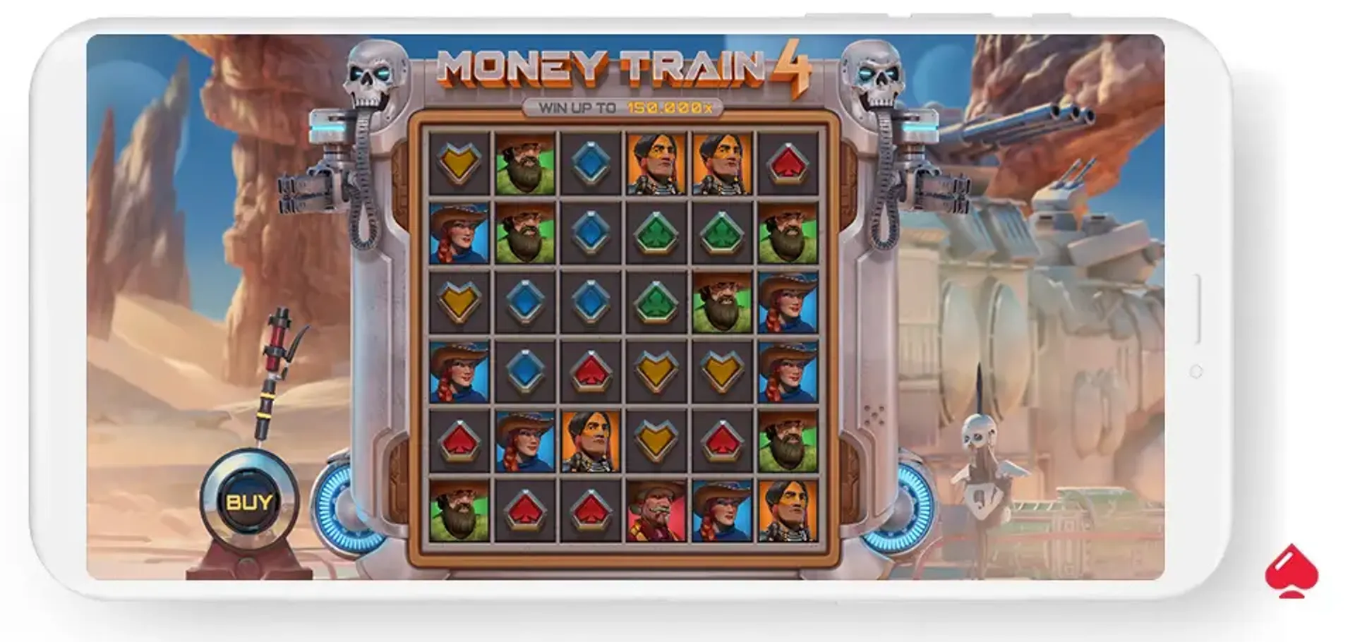 Captura de la slot Money Train 4 de Relax Gaming