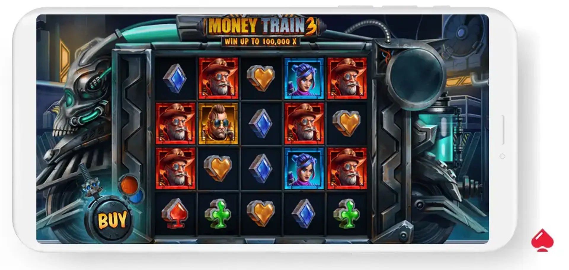 Captura de la slot Money Train 3 de Relax Gaming