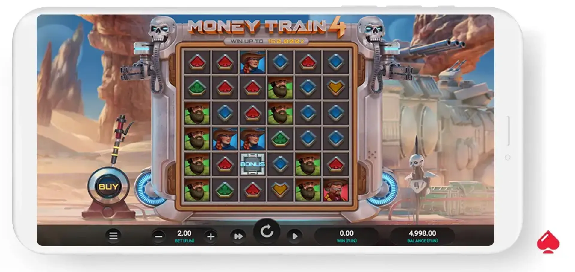 Captura de la tragamonedas Money Train 4 de Relax Gaming