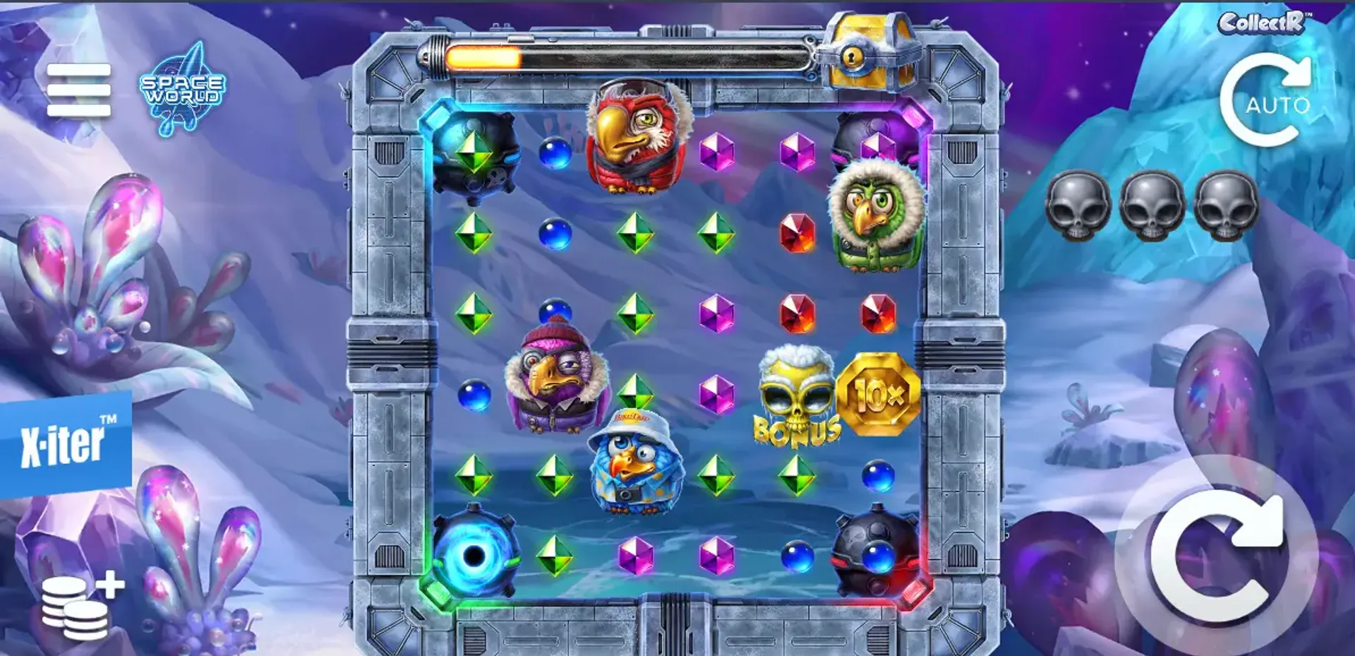 pirots 4 juego base Captura del juego base en la slot Pirots 4 de ELK Studios