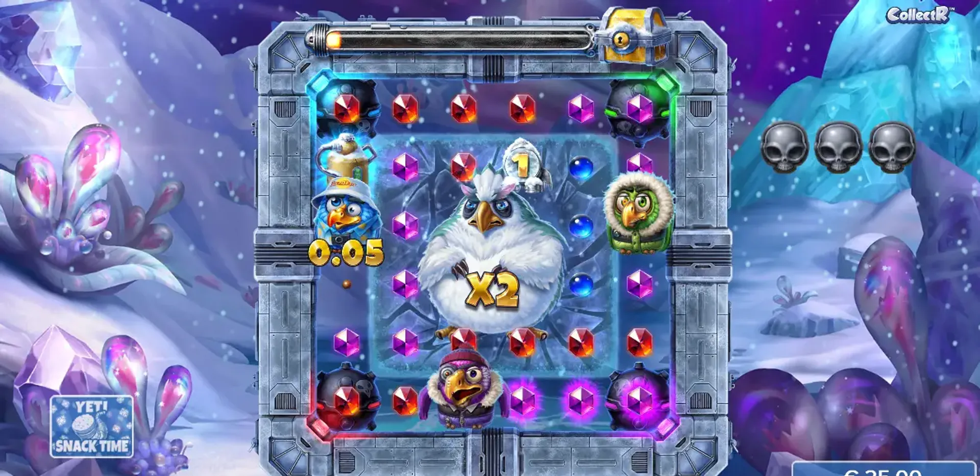 pirots 4 yeti snack time Captura de la función Yeti Snack Time de la slot Pirots 4