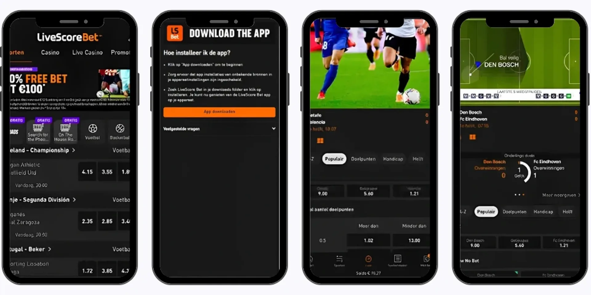 Mobiel app livescore bet