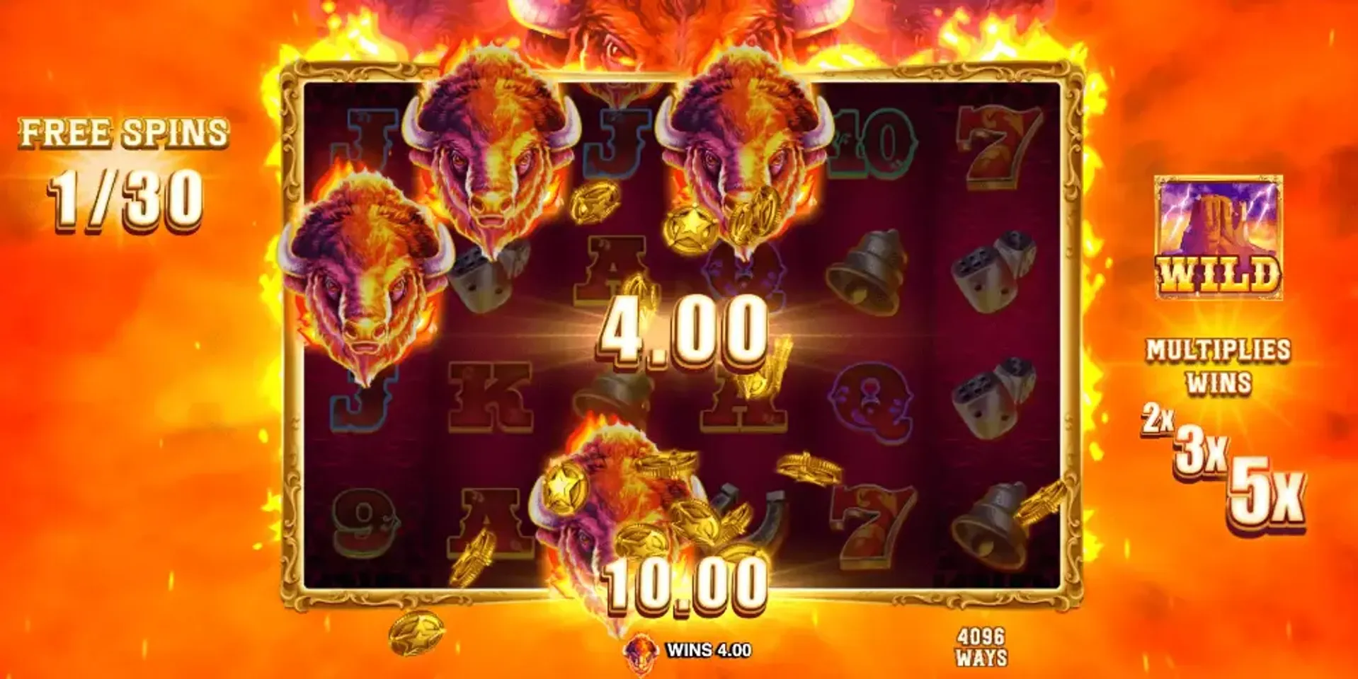 Blazing bison gold blitz free spins