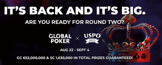 Global Poker and the US Poker Open Join Forces For Legendary Second Round
