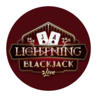 Lightning Blackjack door Evolution Gaming