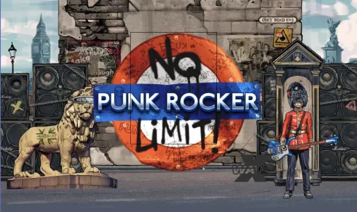 Punk rocker logo