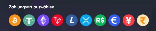 Sportsbet.io Zahlungsmethoden