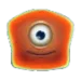 Reactoonz oranje alien 1 oog