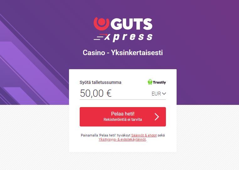 gutsxpress pelaa kasinopelejä ilmaiseksi