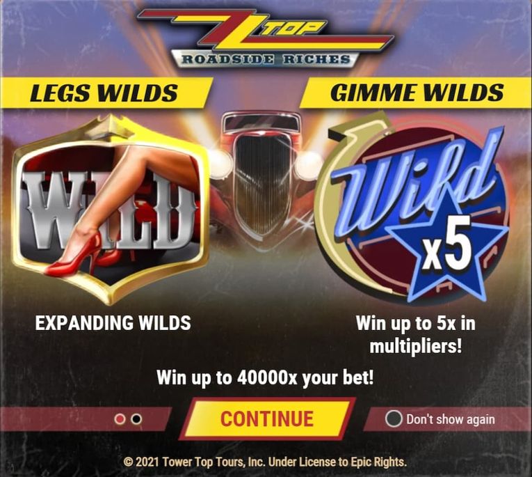 ZZ Top Roadside Riches start ZZ Top Roadside Riches slot start
