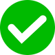 Checkmark in het groen
