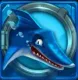 Razor shark blauwe haai