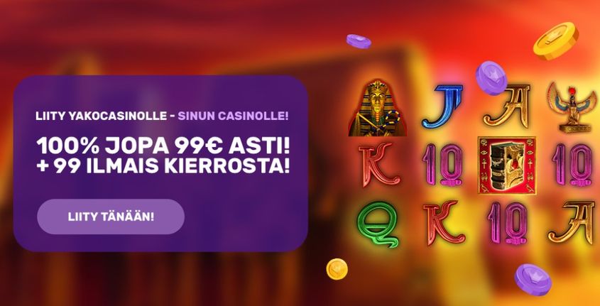 Yako Casino aloitus Yako Casino aloitus tarjous
