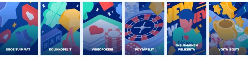 Casinobud pelisymbolit
