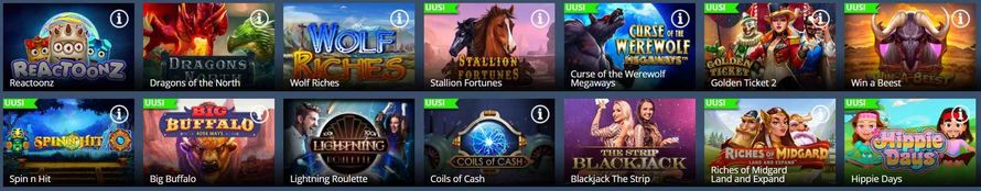 Luckland Casino kolikkopelit