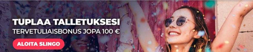 Slingo Casino tervetulotarjous