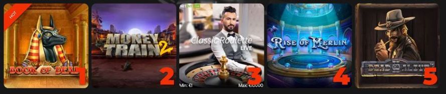 Klirr Casino kolikkopelit