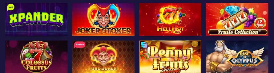 NightRush Casino kolikkopelit NightRush Casino hedelmäpelit