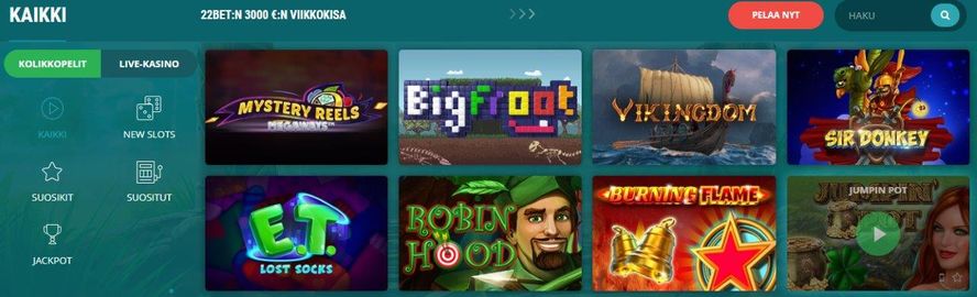 22bet casino wunderino ilmaiseksi suomalaiset uudet kasinot