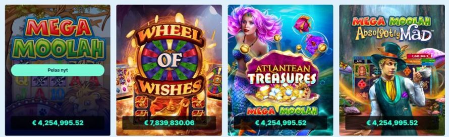 Casino Friday jackpot-pelit