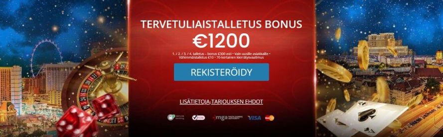 Royal Vegas Casino tervetulobonus