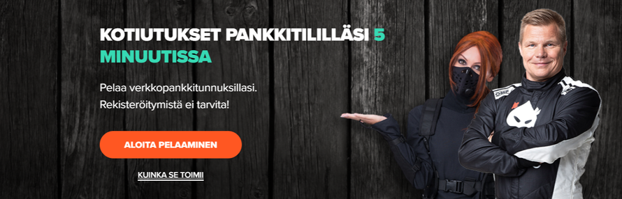 Ninja Casino pelaa ilman rekisteröitymistä