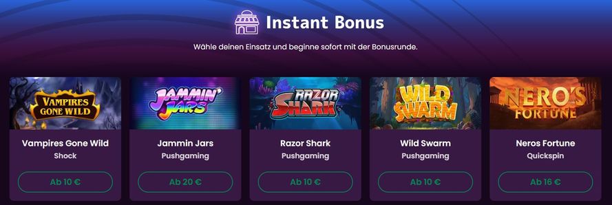 Instant Bonus