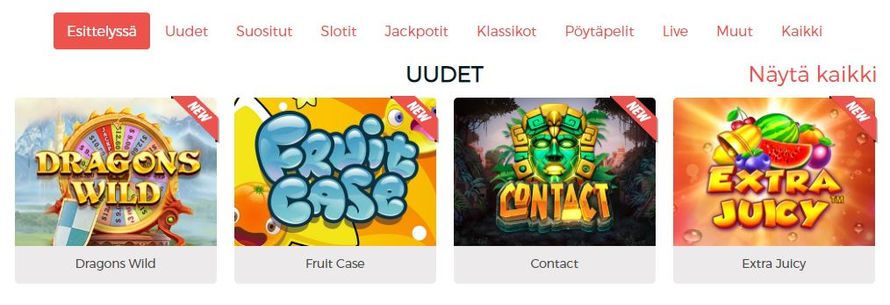 casinopop casino promotion games page