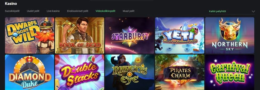 One Casino kolikkopelit One Casino hedelmäpelit