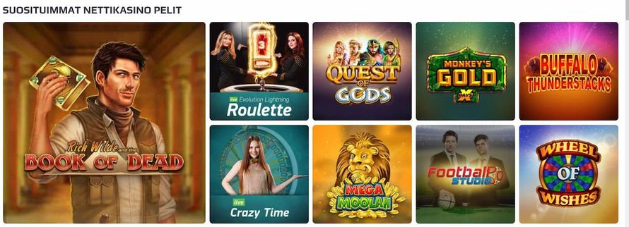 NetBet Casino pelit NetBet Casino pelivalikoima