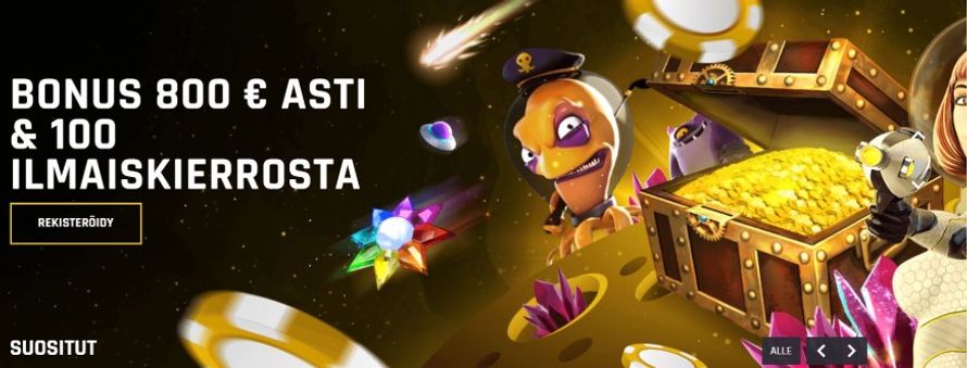 Casino Universe tervetulotarjous