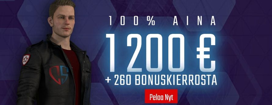 Captain Spins tervetulobonus