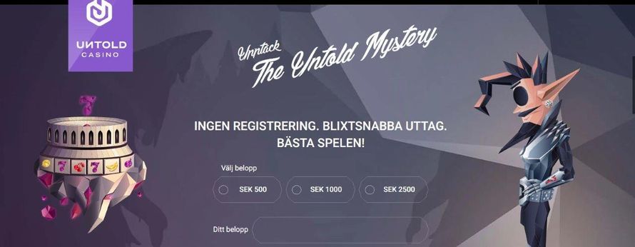 bild från svenska casino sidan med casino bonus