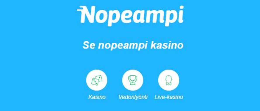 Nopeampi kasino - kasino ilman rekisteröitymistä