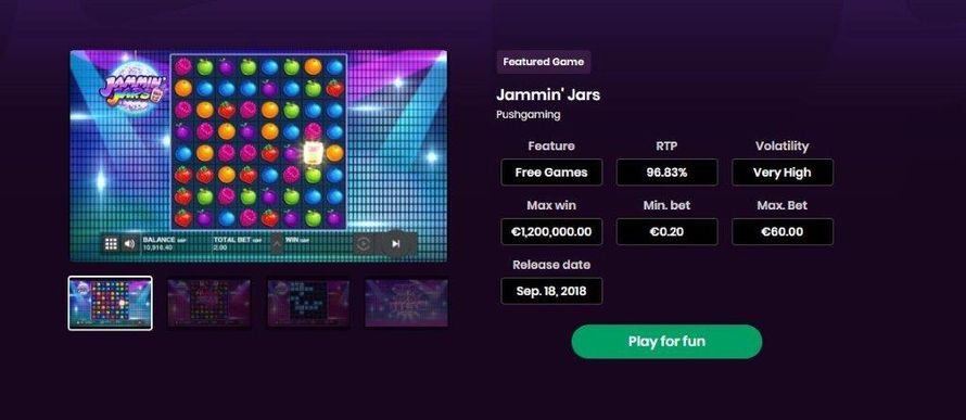 boom casino jammin jars bonus