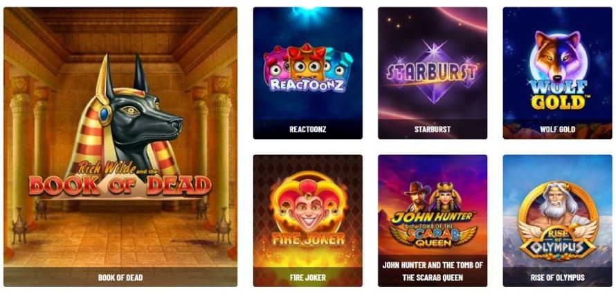 Kazoom Casino suositut pelit